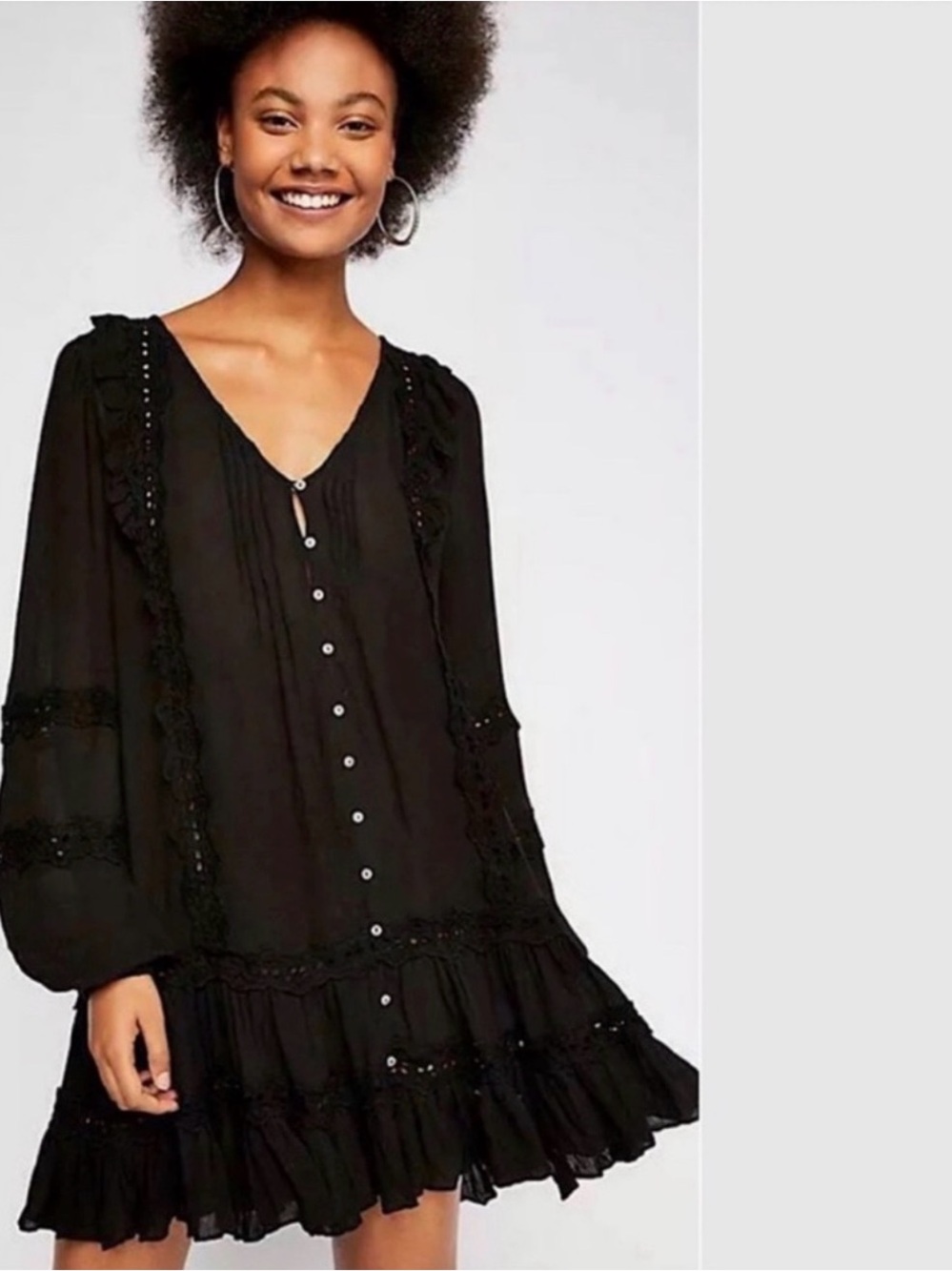 Free People Snow Angel‎ Mini Dress - Picture 2 of 9